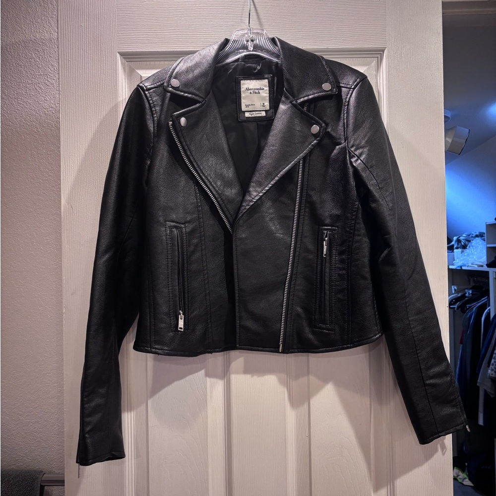Vegan leather jacket